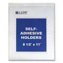 C-Line® wholesale. Self-adhesive Shop Ticket Holders, Super Heavy, 15 Sheets, 8 1-2 X 11, 50-box. HSD Wholesale: Janitorial Supplies, Breakroom Supplies, Office Supplies.