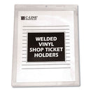 C-Line® wholesale. Clear Vinyl Shop Ticket Holders, Both Sides Clear, 50 Sheets, 9 X 12, 50-box. HSD Wholesale: Janitorial Supplies, Breakroom Supplies, Office Supplies.