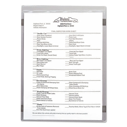 C-Line® wholesale. Magnetic Shop Ticket Holders, Super Heavyweight, 15 Sheets, 8 1-2 X 11, 15-bx. HSD Wholesale: Janitorial Supplies, Breakroom Supplies, Office Supplies.