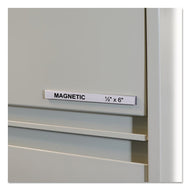 C-Line® wholesale. Hol-dex Magnetic Shelf-bin Label Holders, Side Load, 1-2
