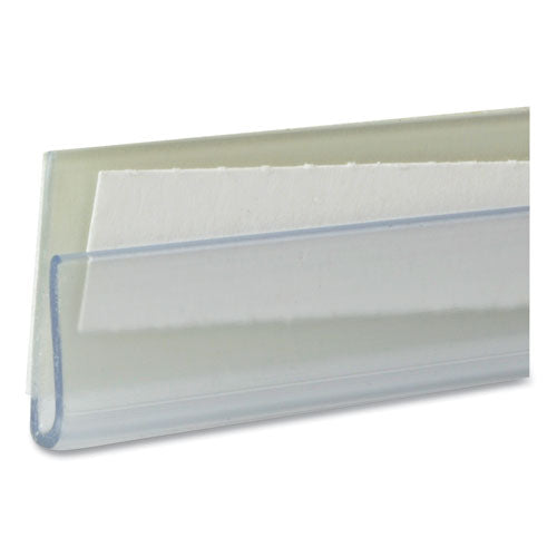 C-Line® wholesale. Shelf Labeling Strips, Side Load, 4 X 7-8, Clear, 10-pack. HSD Wholesale: Janitorial Supplies, Breakroom Supplies, Office Supplies.