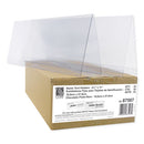 C-Line® wholesale. Tent Card Holders, 4 1-4" X 11", Rigid Heavyweight Clear Plastic, 25-box. HSD Wholesale: Janitorial Supplies, Breakroom Supplies, Office Supplies.