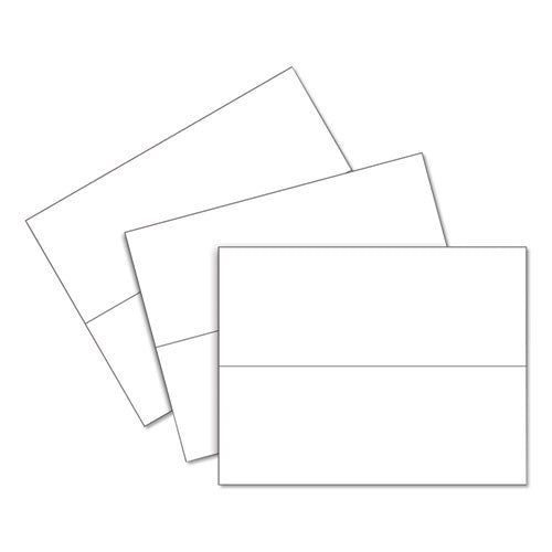 C-Line® wholesale. Scored Tent Cards, 4.25 X 11, White Cardstock, 50 Letter Sheets-box. HSD Wholesale: Janitorial Supplies, Breakroom Supplies, Office Supplies.