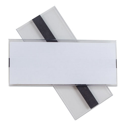 C-Line® wholesale. Clear Magnetic Label Holders, Side Load, 6 X 2.5, Clear, 10-pack. HSD Wholesale: Janitorial Supplies, Breakroom Supplies, Office Supplies.