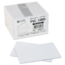 C-Line® wholesale. Pvc Id Badge Card, 3 3-8 X 2 1-8, White, 100-pack. HSD Wholesale: Janitorial Supplies, Breakroom Supplies, Office Supplies.