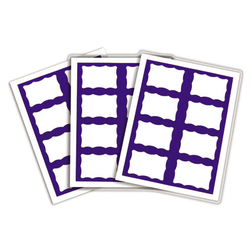 C-Line® wholesale. Laser Printer Name Badges, 3 3-8 X 2 1-3, White-blue, 200-box. HSD Wholesale: Janitorial Supplies, Breakroom Supplies, Office Supplies.