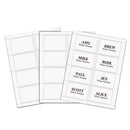 C-Line® wholesale. Laser Printer Name Badges, 3 3-8 X 2 1-3, White, 200-box. HSD Wholesale: Janitorial Supplies, Breakroom Supplies, Office Supplies.