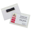 C-Line® wholesale. Self-laminating Magnetic Style Name Badge Holder Kit, 2" X 3", Clear, 20-box. HSD Wholesale: Janitorial Supplies, Breakroom Supplies, Office Supplies.