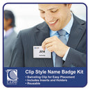 C-Line® wholesale. Name Badge Kits, Top Load, 3 1-2 X 2 1-4, Clear, 50-box. HSD Wholesale: Janitorial Supplies, Breakroom Supplies, Office Supplies.