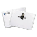 C-Line® wholesale. Name Badge Kits, Top Load, 3 1-2 X 2 1-4, Clear, Combo Clip-pin, 50-box. HSD Wholesale: Janitorial Supplies, Breakroom Supplies, Office Supplies.