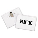 C-Line® wholesale. Name Badge Kits, Top Load, 4 X 3, Clear, Combo Clip-pin, 50-box. HSD Wholesale: Janitorial Supplies, Breakroom Supplies, Office Supplies.
