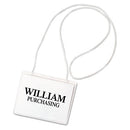 C-Line® wholesale. Name Badge Kits, Top Load, 4 X 3, Clear, Elastic Cord, 50-box. HSD Wholesale: Janitorial Supplies, Breakroom Supplies, Office Supplies.