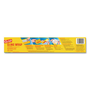 Glad® wholesale. Clingwrap Plastic Wrap, 200 Square Foot Roll, Clear, 12-carton. HSD Wholesale: Janitorial Supplies, Breakroom Supplies, Office Supplies.