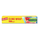 Glad® wholesale. Clingwrap Plastic Wrap, 200 Square Foot Roll, Clear. HSD Wholesale: Janitorial Supplies, Breakroom Supplies, Office Supplies.