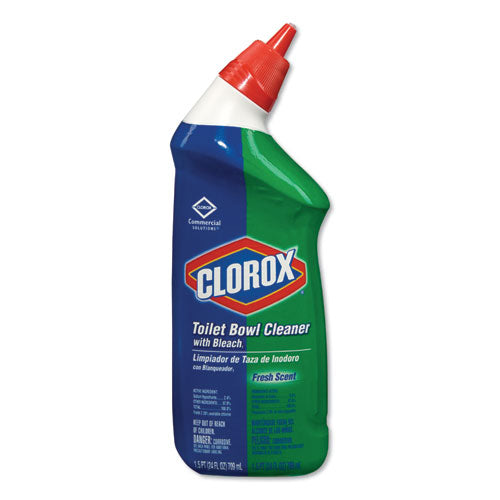 Clorox® wholesale. CLOROX Toilet Bowl Cleaner With Bleach, Fresh Scent, 24 Oz Bottle, 12-carton. HSD Wholesale: Janitorial Supplies, Breakroom Supplies, Office Supplies.