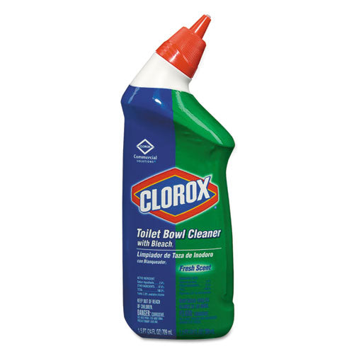 Clorox® wholesale. CLOROX Toilet Bowl Cleaner With Bleach, Fresh Scent, 24oz Bottle. HSD Wholesale: Janitorial Supplies, Breakroom Supplies, Office Supplies.