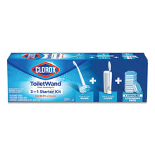 Load image into Gallery viewer, Clorox® wholesale. CLOROX Toilet Wand Disposable Toilet Cleaning Kit: Handle, Caddy And Refills, 6-carton. HSD Wholesale: Janitorial Supplies, Breakroom Supplies, Office Supplies.