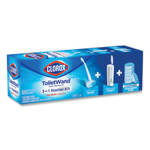 Load image into Gallery viewer, Clorox® wholesale. CLOROX Toilet Wand Disposable Toilet Cleaning Kit: Handle, Caddy And Refills, 6-carton. HSD Wholesale: Janitorial Supplies, Breakroom Supplies, Office Supplies.