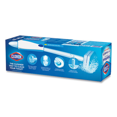 Clorox® wholesale. CLOROX Toilet Wand Disposable Toilet Cleaning Kit: Handle, Caddy And Refills, 6-carton. HSD Wholesale: Janitorial Supplies, Breakroom Supplies, Office Supplies.