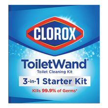 Load image into Gallery viewer, Clorox® wholesale. CLOROX Toilet Wand Disposable Toilet Cleaning Kit: Handle, Caddy And Refills, 6-carton. HSD Wholesale: Janitorial Supplies, Breakroom Supplies, Office Supplies.