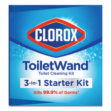 Load image into Gallery viewer, Clorox® wholesale. CLOROX Toilet Wand Disposable Toilet Cleaning Kit: Handle, Caddy And Refills, White. HSD Wholesale: Janitorial Supplies, Breakroom Supplies, Office Supplies.