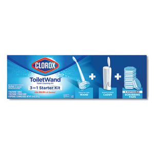 Clorox® wholesale. CLOROX Toilet Wand Disposable Toilet Cleaning Kit: Handle, Caddy And Refills, White. HSD Wholesale: Janitorial Supplies, Breakroom Supplies, Office Supplies.