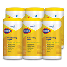 Load image into Gallery viewer, Disinfecting Wipes, 7 X 8, Lemon Fresh, 75-canister, 6-carton