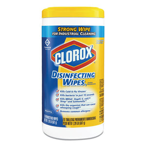 Disinfecting Wipes, 7 X 8, Lemon Fresh, 75-canister