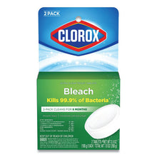 Load image into Gallery viewer, Clorox® wholesale. Clorox Automatic Toilet Bowl Cleaner, 3.5 Oz Tablet, 2-pack, 6 Packs-carton. HSD Wholesale: Janitorial Supplies, Breakroom Supplies, Office Supplies.