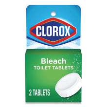 Load image into Gallery viewer, Clorox® wholesale. Clorox Automatic Toilet Bowl Cleaner, 3.5 Oz Tablet, 2-pack, 6 Packs-carton. HSD Wholesale: Janitorial Supplies, Breakroom Supplies, Office Supplies.