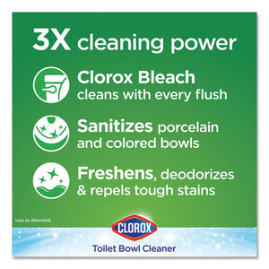 Clorox® wholesale. Clorox Automatic Toilet Bowl Cleaner, 3.5 Oz Tablet, 2-pack, 6 Packs-carton. HSD Wholesale: Janitorial Supplies, Breakroom Supplies, Office Supplies.