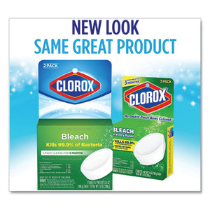 Clorox® wholesale. Clorox Automatic Toilet Bowl Cleaner, 3.5 Oz Tablet, 2-pack, 6 Packs-carton. HSD Wholesale: Janitorial Supplies, Breakroom Supplies, Office Supplies.