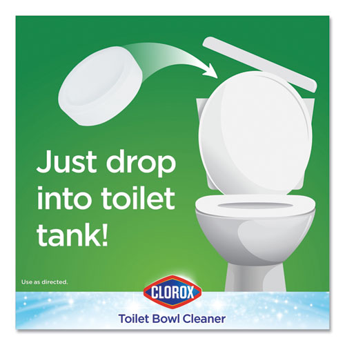 Clorox® wholesale. Clorox Automatic Toilet Bowl Cleaner, 3.5 Oz Tablet, 2-pack. HSD Wholesale: Janitorial Supplies, Breakroom Supplies, Office Supplies.