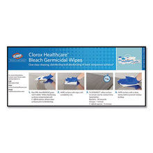 Load image into Gallery viewer, Clorox® Healthcare® wholesale. Clorox® Bleach Germicidal Wipes, 6 X 5, Unscented, 150-canister, 6 Canisters-carton. HSD Wholesale: Janitorial Supplies, Breakroom Supplies, Office Supplies.