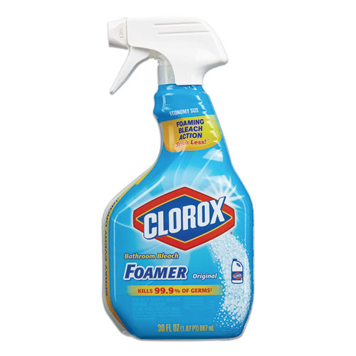 Clorox® wholesale. Clorox Bleach Foamer Bathroom Spray, Original, 30 Oz Spray Bottle, 9-carton. HSD Wholesale: Janitorial Supplies, Breakroom Supplies, Office Supplies.