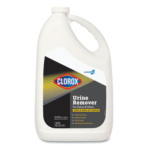 Clorox® wholesale. CLOROX Urine Remover For Stains And Odors, 128 Oz Refill Bottle, 4-carton. HSD Wholesale: Janitorial Supplies, Breakroom Supplies, Office Supplies.