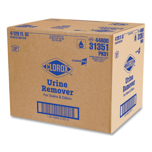 Clorox® wholesale. CLOROX Urine Remover For Stains And Odors, 128 Oz Refill Bottle, 4-carton. HSD Wholesale: Janitorial Supplies, Breakroom Supplies, Office Supplies.