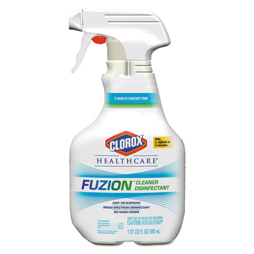Clorox® Healthcare® wholesale. Clorox® Fuzion Cleaner Disinfectant, 32 Oz Spray Bottle. HSD Wholesale: Janitorial Supplies, Breakroom Supplies, Office Supplies.