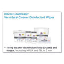 Clorox® Healthcare® wholesale. Clorox® Versasure Cleaner Disinfectant Wipes, 1-ply, 6.75" X 8", White, 85-canister, 6 Canisters-carton. HSD Wholesale: Janitorial Supplies, Breakroom Supplies, Office Supplies.