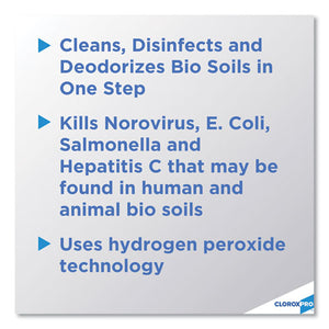 Clorox® wholesale. CLOROX Disinfecting Bio Stain And Odor Remover, Fragranced, 128 Oz Refill Bottle. HSD Wholesale: Janitorial Supplies, Breakroom Supplies, Office Supplies.