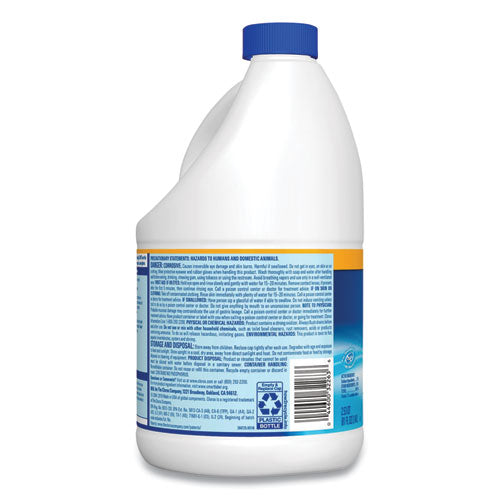 Clorox® wholesale. CLOROX Regular Bleach With Cloromax Technology, 81 Oz Bottle, 6-carton. HSD Wholesale: Janitorial Supplies, Breakroom Supplies, Office Supplies.
