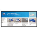 Clorox® Healthcare® wholesale. Clorox® Bleach Germicidal Wipes, 6 3-4 X 9, Unscented, 70-canister. HSD Wholesale: Janitorial Supplies, Breakroom Supplies, Office Supplies.