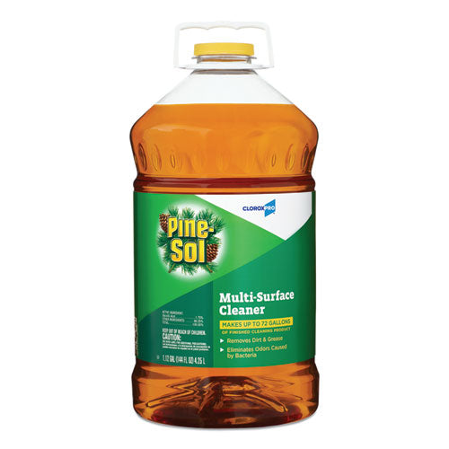Pine-Sol® wholesale. Multi-surface Cleaner Disinfectant, Pine, 144oz Bottle, 3 Bottles-carton. HSD Wholesale: Janitorial Supplies, Breakroom Supplies, Office Supplies.