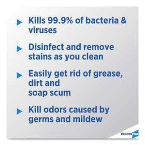 Clorox® wholesale. Clorox Clean-up Disinfectant Cleaner With Bleach, Fresh, 128 Oz Refill Bottle, 4-carton. HSD Wholesale: Janitorial Supplies, Breakroom Supplies, Office Supplies.