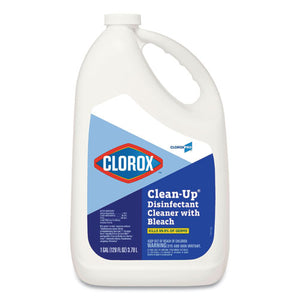 Clorox® wholesale. Clorox Clean-up Disinfectant Cleaner With Bleach, Fresh, 128 Oz Refill Bottle. HSD Wholesale: Janitorial Supplies, Breakroom Supplies, Office Supplies.