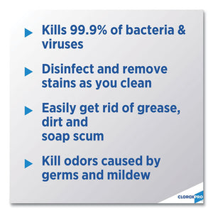 Clorox® wholesale. Clorox Clean-up Disinfectant Cleaner With Bleach, Fresh, 128 Oz Refill Bottle. HSD Wholesale: Janitorial Supplies, Breakroom Supplies, Office Supplies.