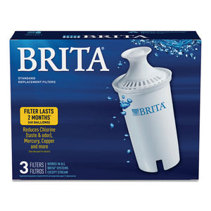 Brita® wholesale. Water Filter Pitcher Advanced Replacement Filters, 3-pack, 8 Packs-carton. HSD Wholesale: Janitorial Supplies, Breakroom Supplies, Office Supplies.