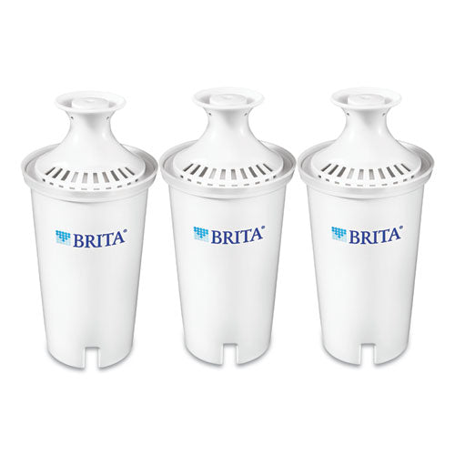 Brita® wholesale. Water Filter Pitcher Advanced Replacement Filters, 3-pack, 8 Packs-carton. HSD Wholesale: Janitorial Supplies, Breakroom Supplies, Office Supplies.