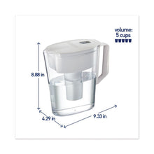 Load image into Gallery viewer, Brita® wholesale. Classic Water Filter Pitcher, 40 Oz, 5 Cups. HSD Wholesale: Janitorial Supplies, Breakroom Supplies, Office Supplies.