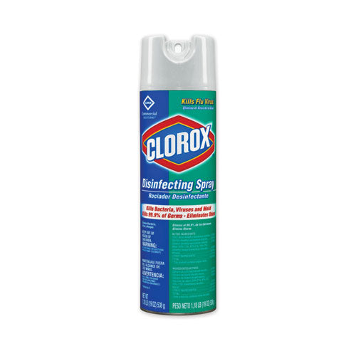Clorox® wholesale. Disinfecting Spray, Fresh, 19 Oz Aerosol Spray. HSD Wholesale: Janitorial Supplies, Breakroom Supplies, Office Supplies.